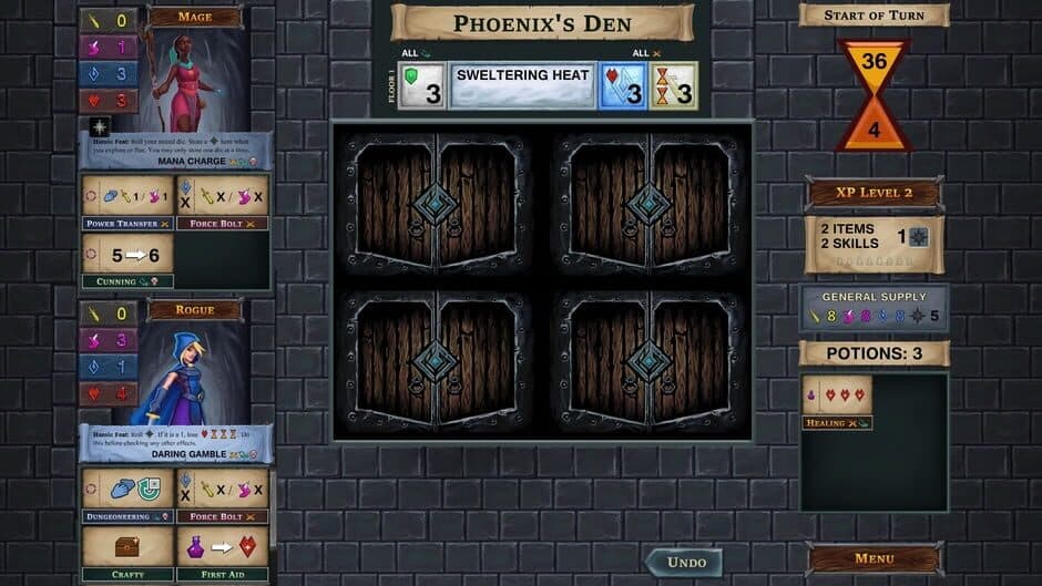 Скриншот 3 из One Deck Dungeon: Phoenix's Den