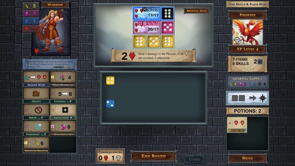Скриншот 1 из One Deck Dungeon: Phoenix's Den