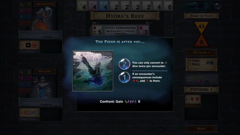 Скриншот 2 из One Deck Dungeon: Abyssal Depths