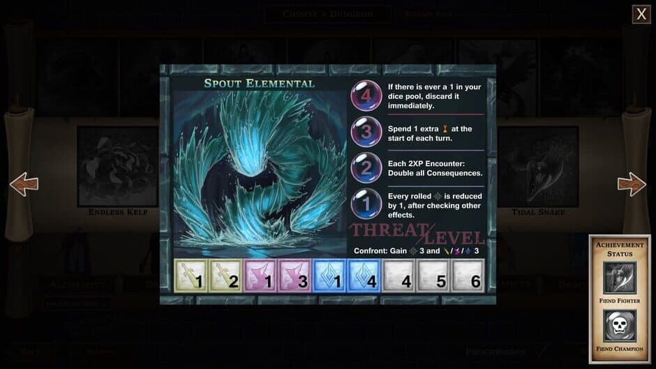 Скриншот 4 из One Deck Dungeon: Abyssal Depths