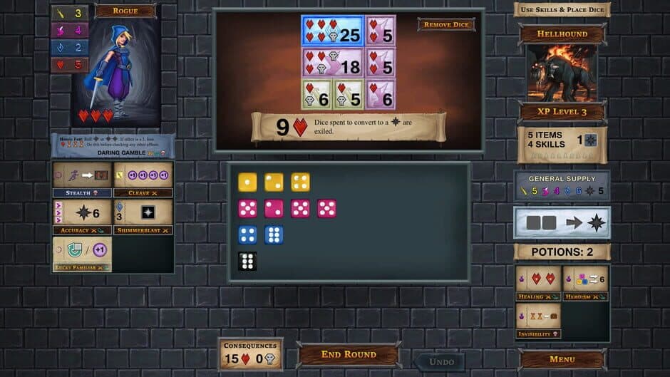 Скриншот 2 из One Deck Dungeon: Cinder Plains