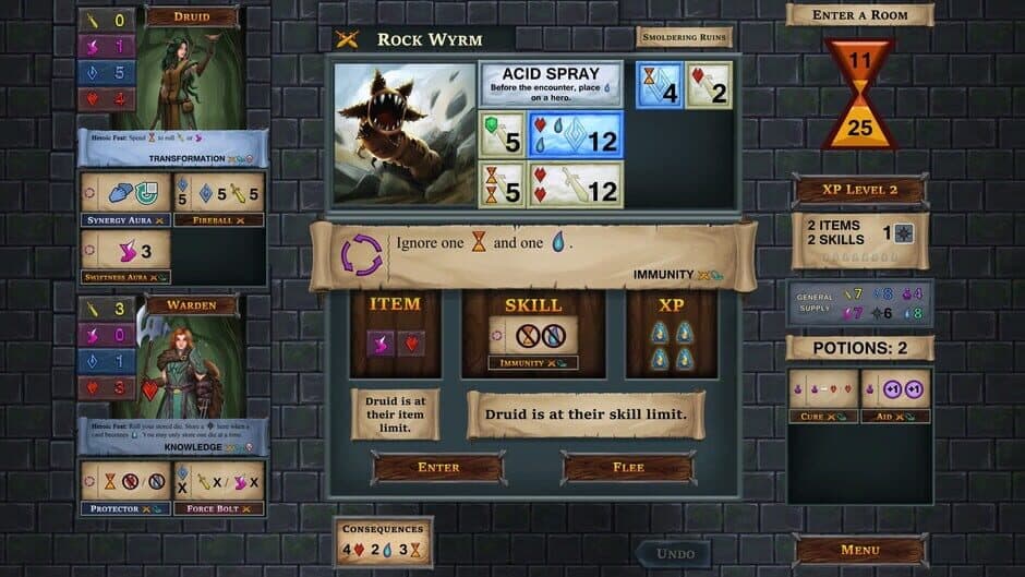 Скриншот 2 из One Deck Dungeon: Forest of Shadows
