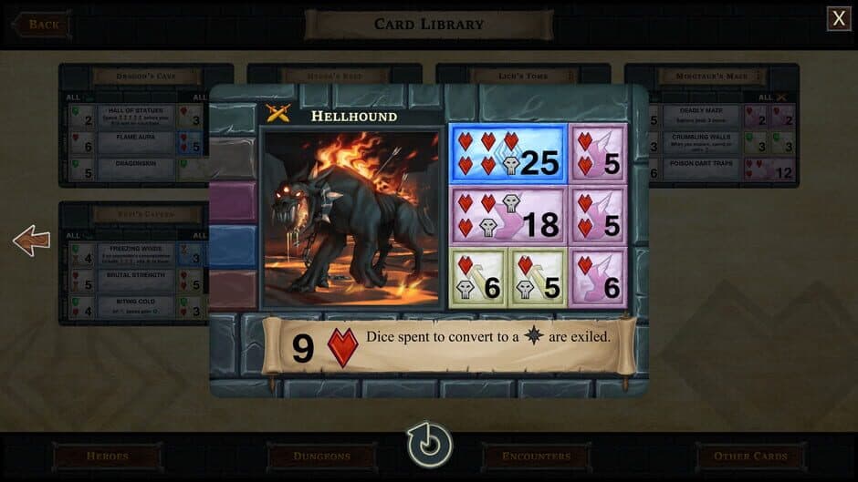 Скриншот 1 из One Deck Dungeon: Cinder Plains