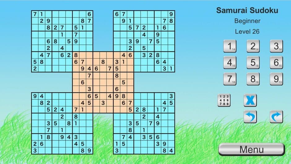 Скриншот 1 из Ultimate Sudoku Collection: Samurai Beginner Pack