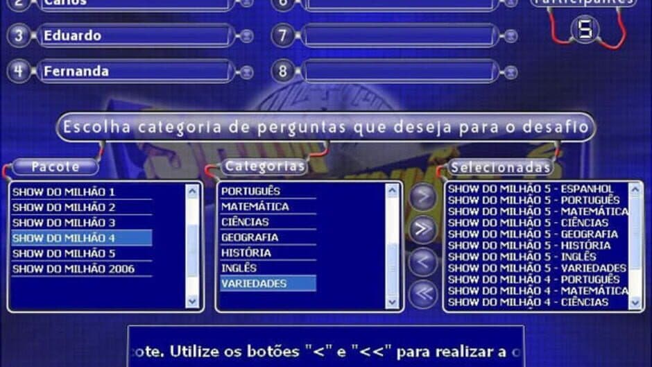 Скриншот 2 из Show do Milhão 2006