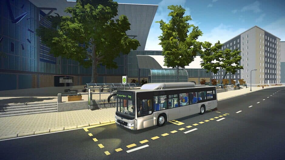 Скриншот 9 из Bus Simulator 16: Man Lion's City CNG Pack