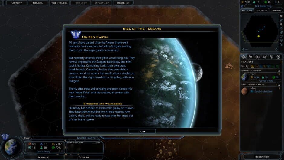 Скриншот 4 из Galactic Civilizations III: Rise of the Terrans DLC