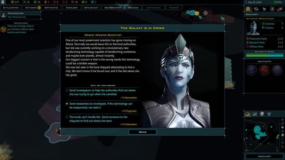 Скриншот 1 из Galactic Civilizations III: Worlds in Crisis DLC