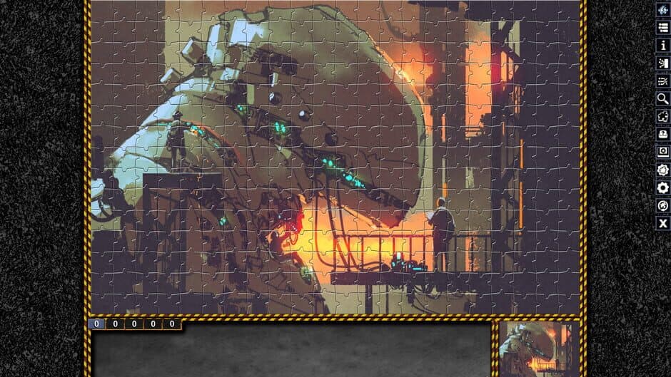 Скриншот 1 из Pixel Puzzles: Illustrations & Anime - Jigsaw Pack: Mechs