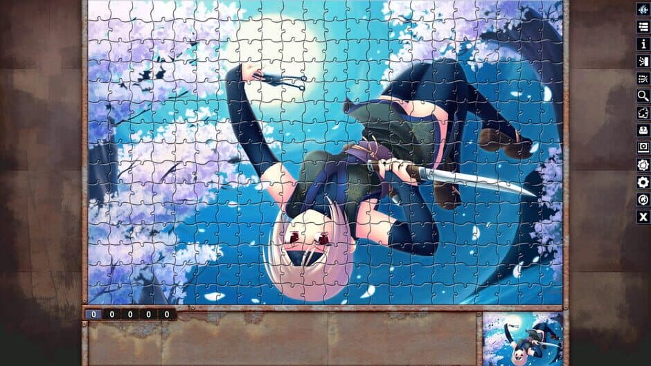 Скриншот 2 из Pixel Puzzles: Illustrations & Anime - Jigsaw Pack: Ninja Girls