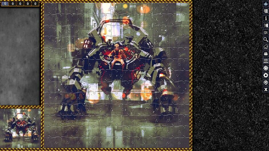 Скриншот 4 из Pixel Puzzles: Illustrations & Anime - Jigsaw Pack: Mechs