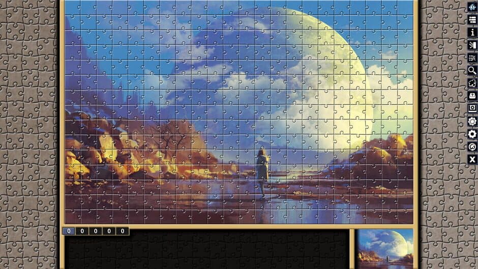 Скриншот 2 из Pixel Puzzles: Illustrations & Anime - Jigsaw Pack: Distant Worlds