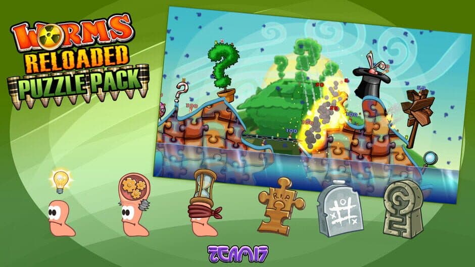Скриншот 1 из Worms Reloaded: Puzzle Pack