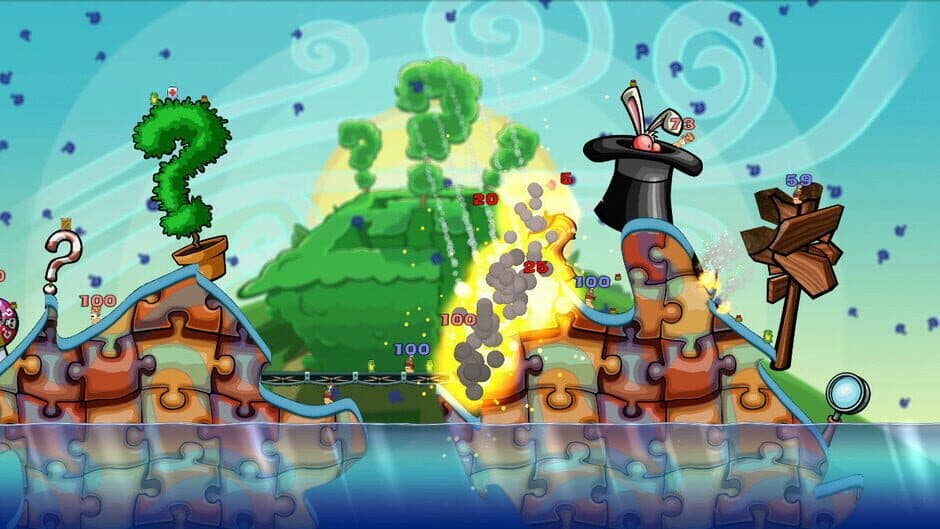 Скриншот 3 из Worms Reloaded: Puzzle Pack