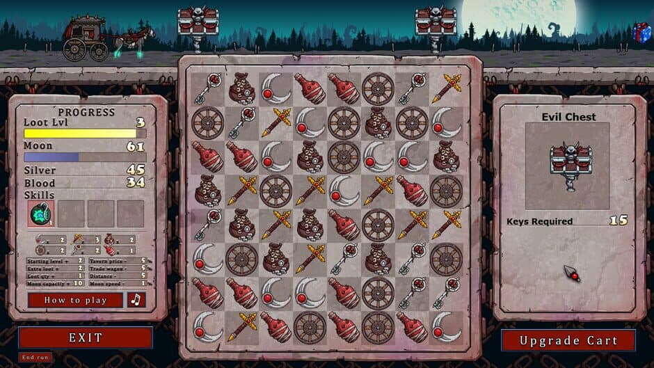 Скриншот 1 из Puzzle Plunder: Vampire Night