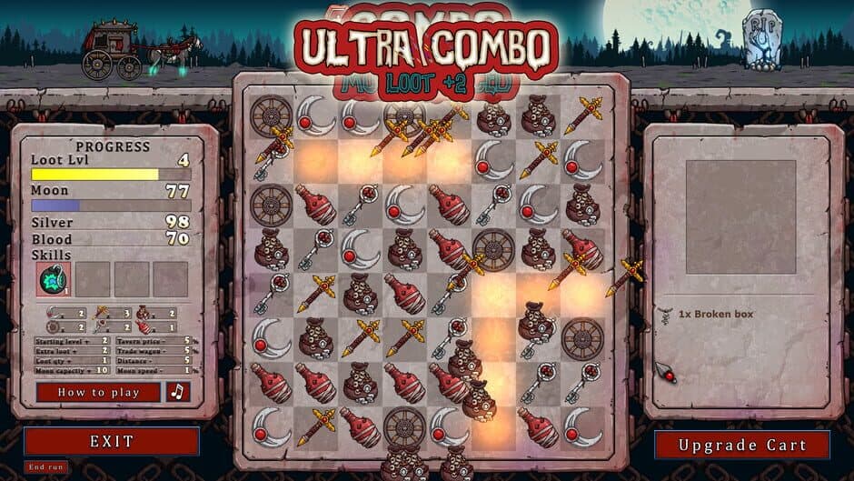 Скриншот 2 из Puzzle Plunder: Vampire Night