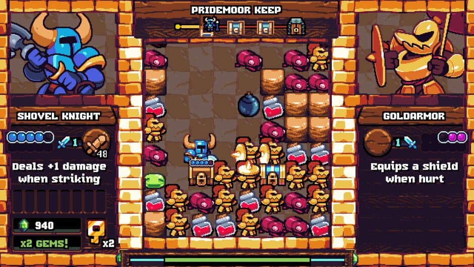 Скриншот 2 из Shovel Knight: Pocket Dungeon