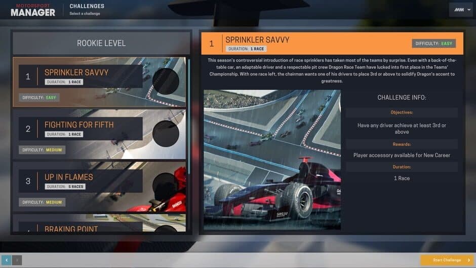 Скриншот 1 из Motorsport Manager: Challenge Pack