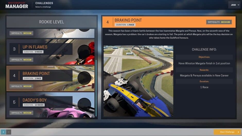 Скриншот 2 из Motorsport Manager: Challenge Pack