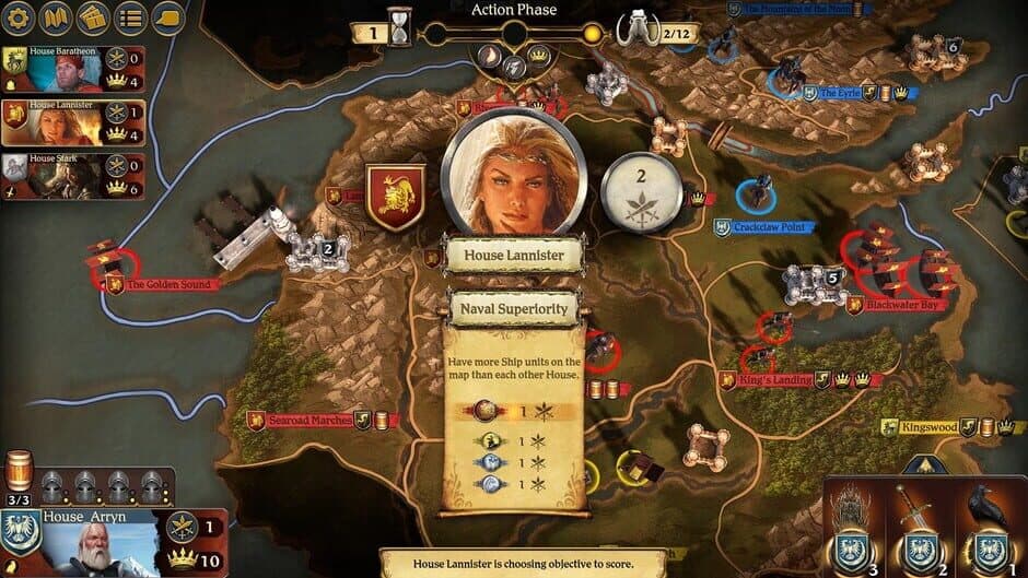 Скриншот 1 из A Game of Thrones: The Board Game - Digital Edition: A Feast for Crows