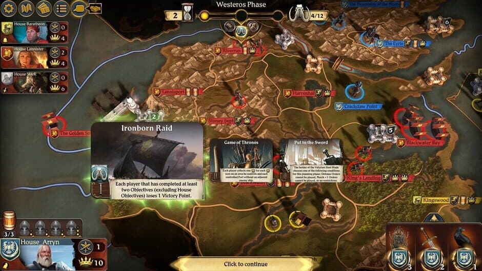 Скриншот 3 из A Game of Thrones: The Board Game - Digital Edition: A Feast for Crows