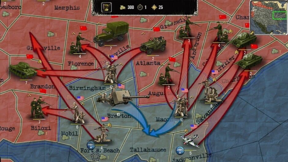 Скриншот 2 из Strategy & Tactics: Wargame Collection - USSR vs USA!