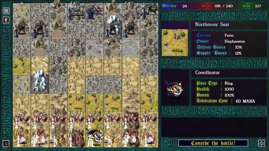 Скриншот 1 из Unending War: Grand-Strategy Chess