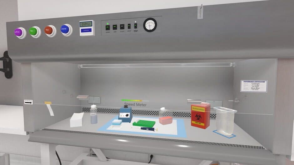 Скриншот 8 из LabTrainingVR: Biosafety Cabinet Edition