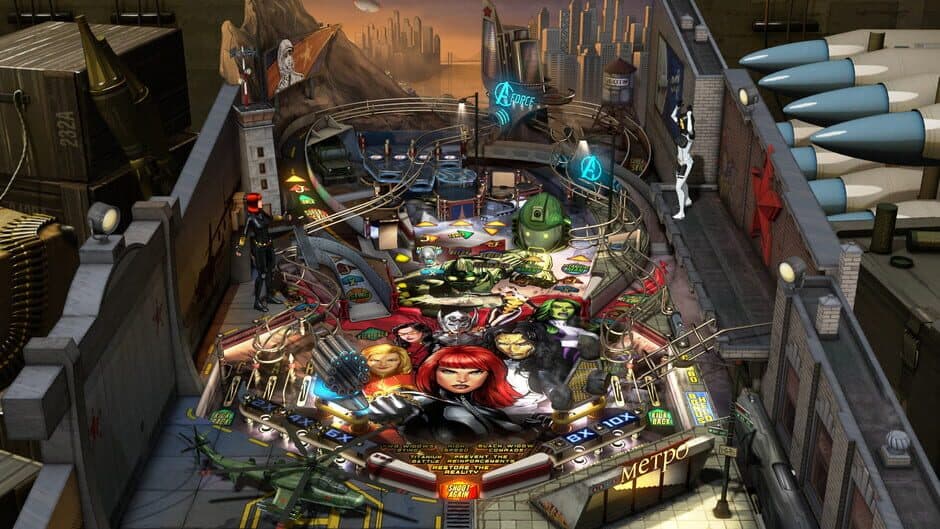 Скриншот 1 из Pinball FX3: Marvel's Women of Power