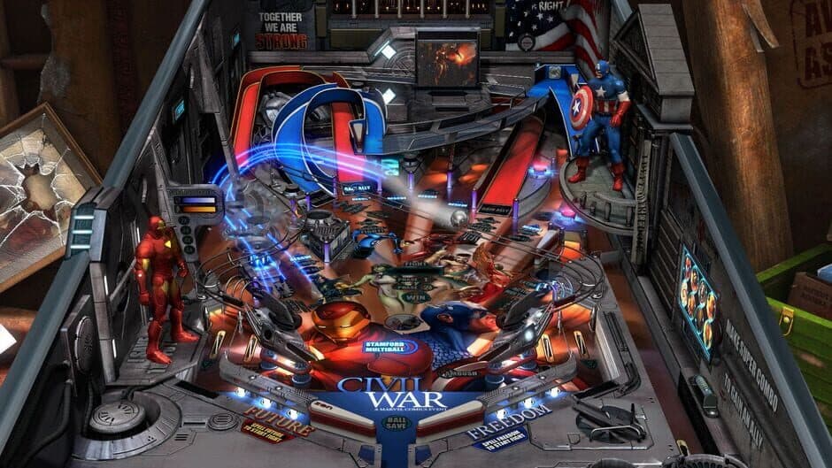 Скриншот 1 из Pinball FX3: Marvel Pinball - Heavy Hitters