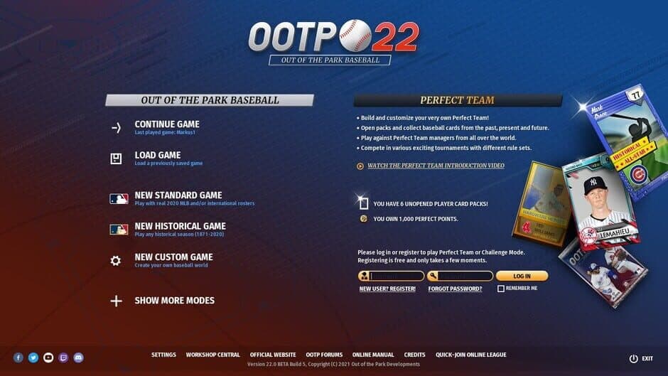 Скриншот 5 из Out of the Park Baseball 22