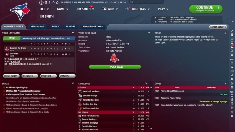 Скриншот 7 из Out of the Park Baseball 22