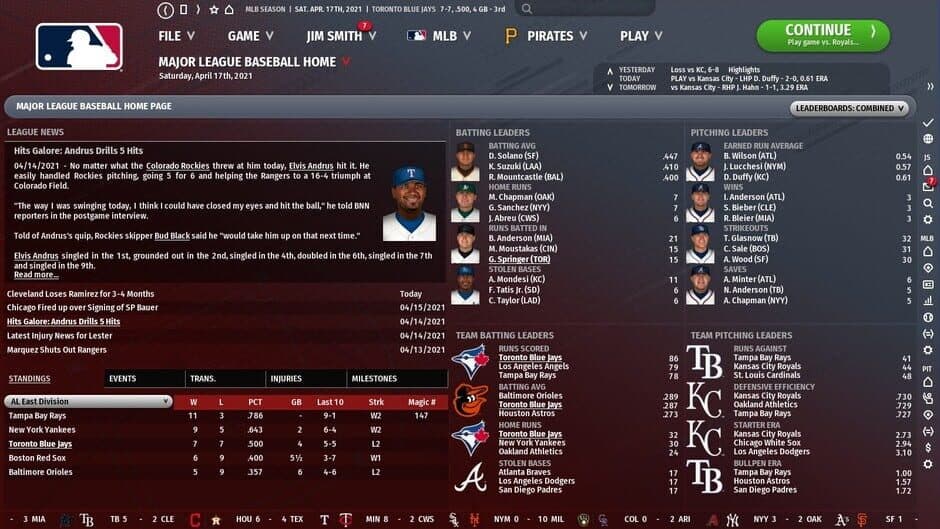 Скриншот 2 из Out of the Park Baseball 22