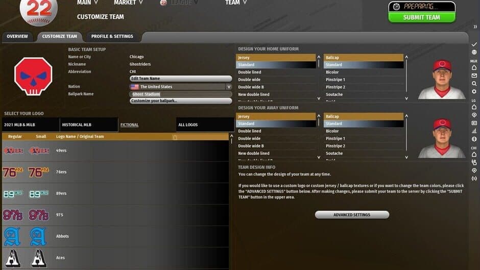 Скриншот 4 из Out of the Park Baseball 22