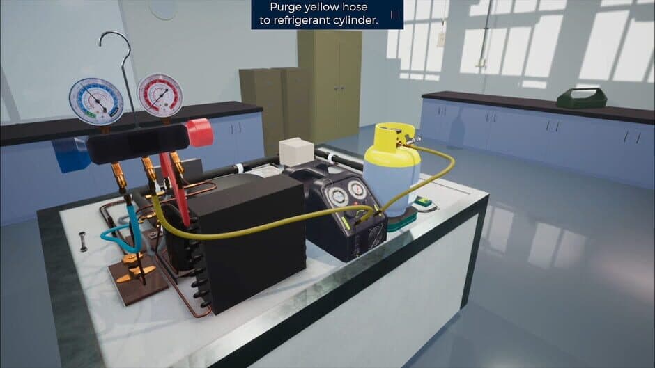 Скриншот 1 из Refrigerant Recovery Simulation
