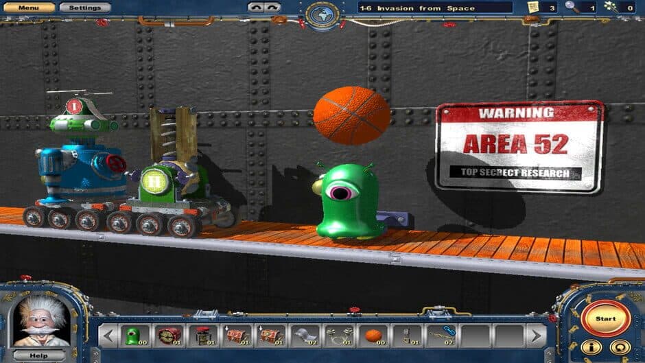 Скриншот 1 из Crazy Machines 2: Invaders from Space