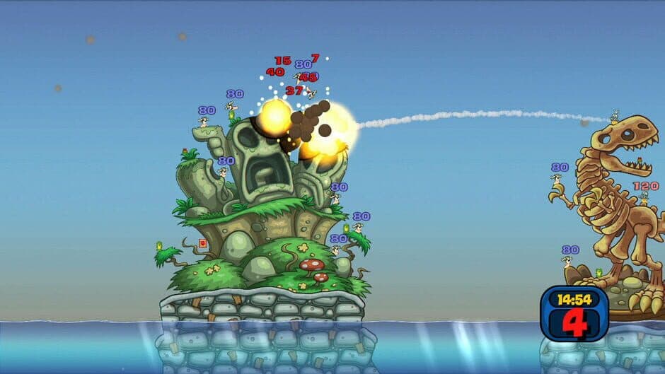 Скриншот 5 из Worms Reloaded: Forts Pack