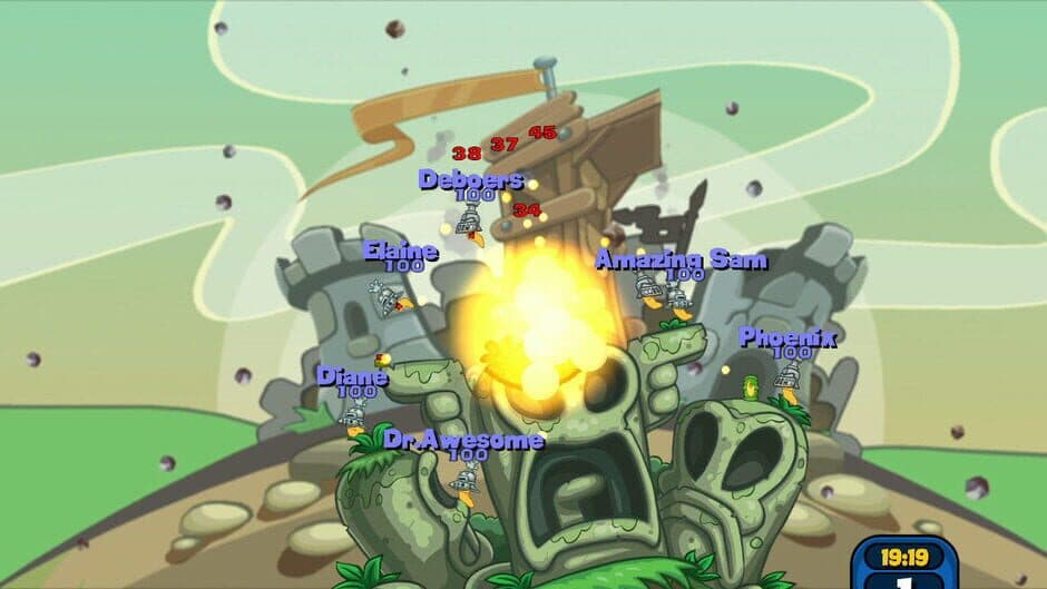 Скриншот 7 из Worms Reloaded: Forts Pack