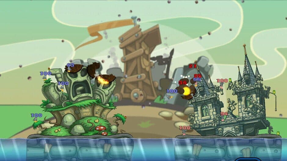 Скриншот 4 из Worms Reloaded: Forts Pack