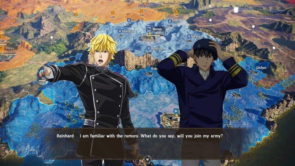 Скриншот 3 из Romance of the Three Kingdoms XIV: Legend of the Galactic Heroes Collab - Reinhard & Yang