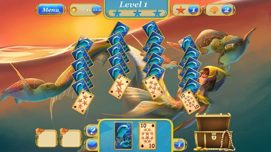 Скриншот 1 из Maidens of the Ocean Solitaire