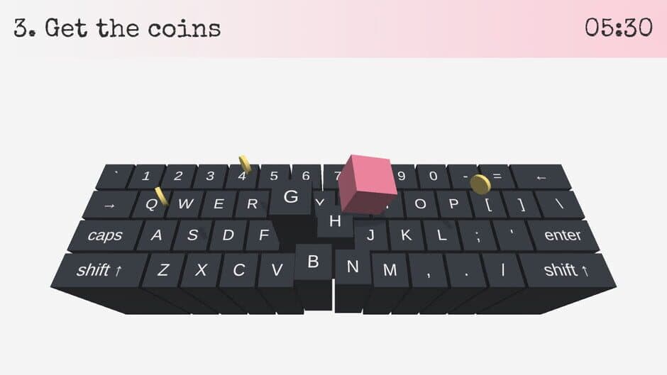 Скриншот 2 из On Key Up: A Game for Keyboards