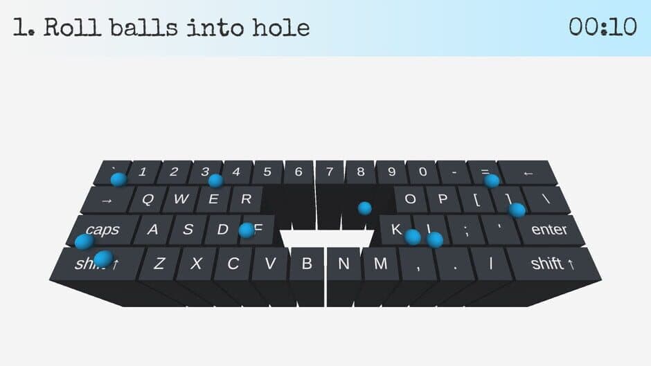 Скриншот 3 из On Key Up: A Game for Keyboards