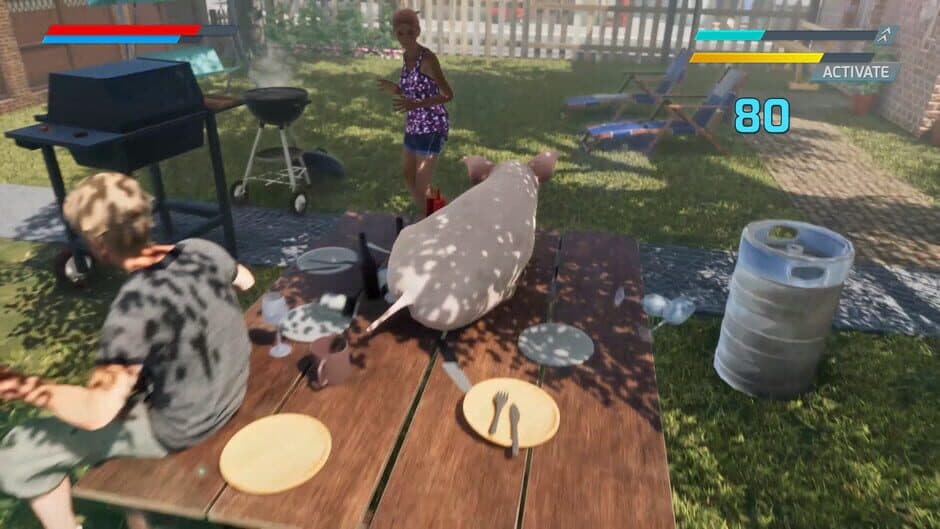 Скриншот 1 из Pig Skater Simulator