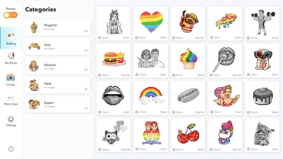 Скриншот 7 из LGBT Color by Number for Adults
