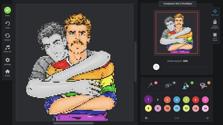 Скриншот 8 из LGBT Color by Number for Adults