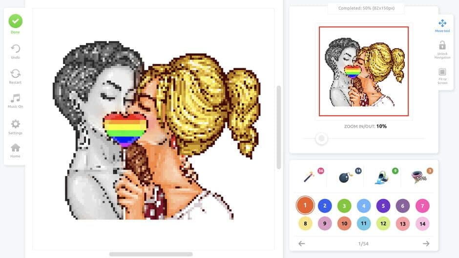 Скриншот 10 из LGBT Color by Number for Adults