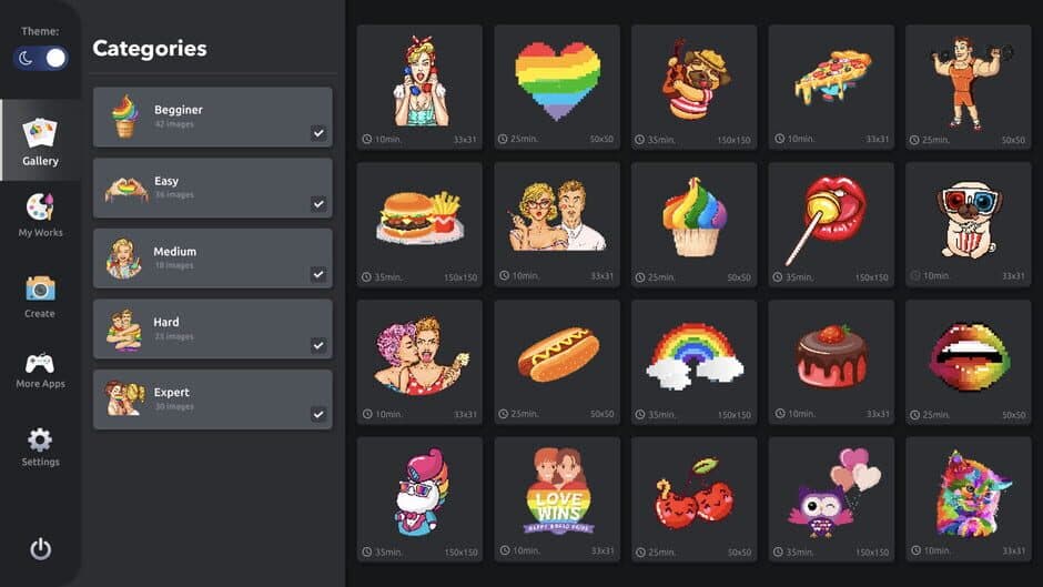 Скриншот 11 из LGBT Color by Number for Adults