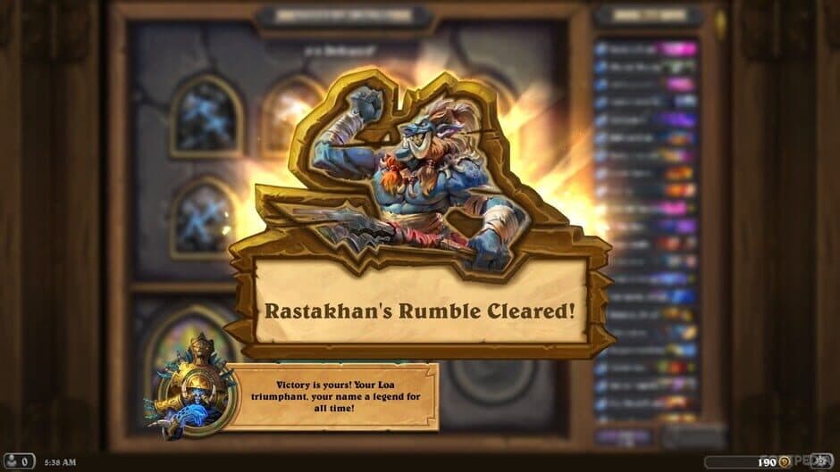 Скриншот 2 из Hearthstone: Rastakhan's Rumble