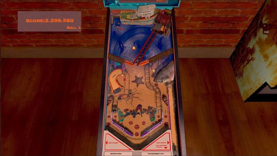Скриншот 4 из Shark Pinball